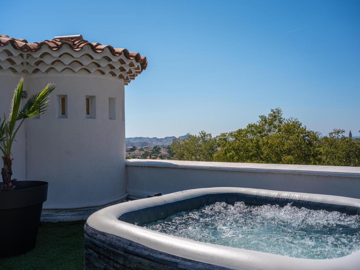 Appartement La Bastide De Saint Barnabe - Jacuzzi Terrasse Clim Wifi Parking Petanque à Marseille Extérieur photo